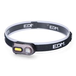 Linterna Led Frontal Wildtrack Tx3 Recargable, 2 Leds 400 Lm 5 W, 65 X 26 X 32 Mm