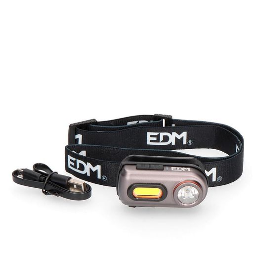 Linterna Led Frontal Wildtrack Tx3 Recargable, 2 Leds 400 Lm 5 W, 65 X 26 X 32 Mm