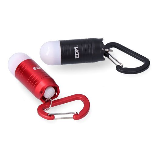 Linterna Led Llavero Nanokey, Con Mosqueton, 3Xlr44 Incluidas, Colores Surtidos