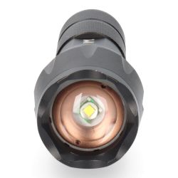 Linterna Led Tactical Force, Zoom, Aluminio, 3 W 140 Lm 3Xaaa (Incluidas)