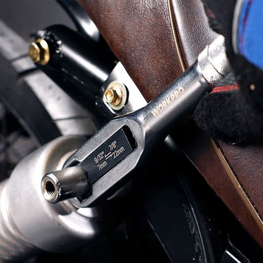 Llave Ajustable Universal, Métrica Y Sae, 7 - 22 Mm