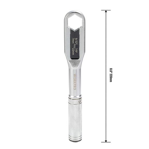 Llave Ajustable Universal, Métrica Y Sae, 7 - 22 Mm