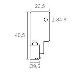 Llave Bruto Candado Cn12/Cn13/Cn14 Niquel