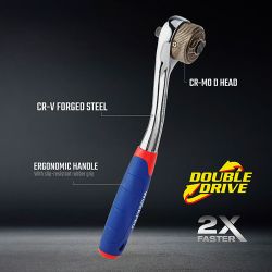 Llave De Carraca 3/8 Pulg Double Drive