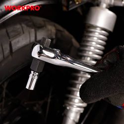 Llave De Carraca Cr-V 3 En 1, ¼ Pulg + 3/8 Pulg + ½ Pulg