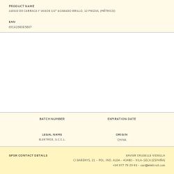 Llave De Carraca Y Vasos ½ Pulg, Acabado Brillo, Juego De 12 Piezas, Métrico