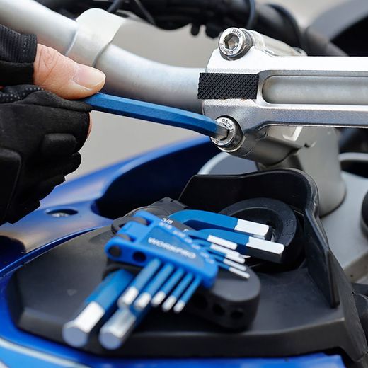 Llaves Allen Cortas, Juego 9 Piezas, Métrico