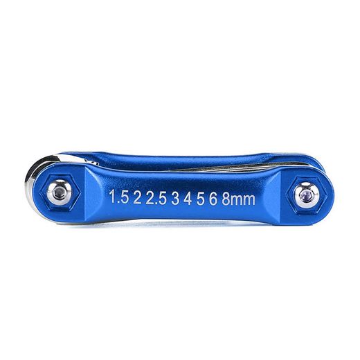 Llaves Allen Plegables, Juego De 8 Piezas, Métrico