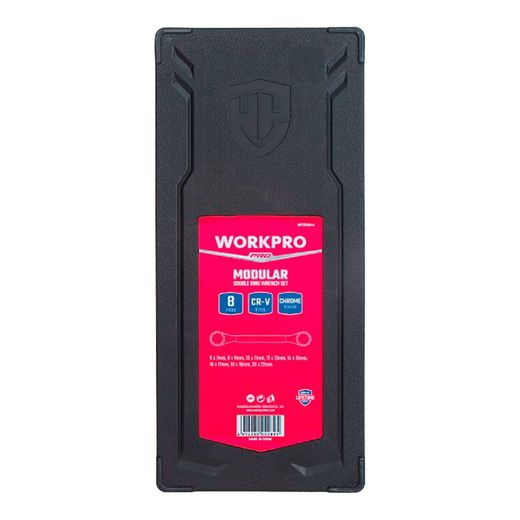 Llaves De Estrella Cromo-Vanadio Acodadas Dobles, Juego 8 Piezas