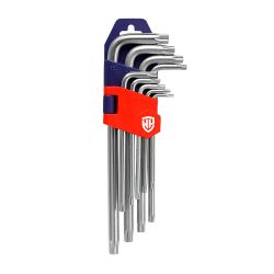 Llaves Torx Cr-V, Juego 9 Piezas