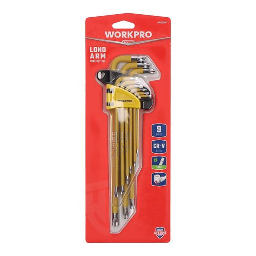 Llaves Torx Largas De Seguridad, Juego De 9 Piezas