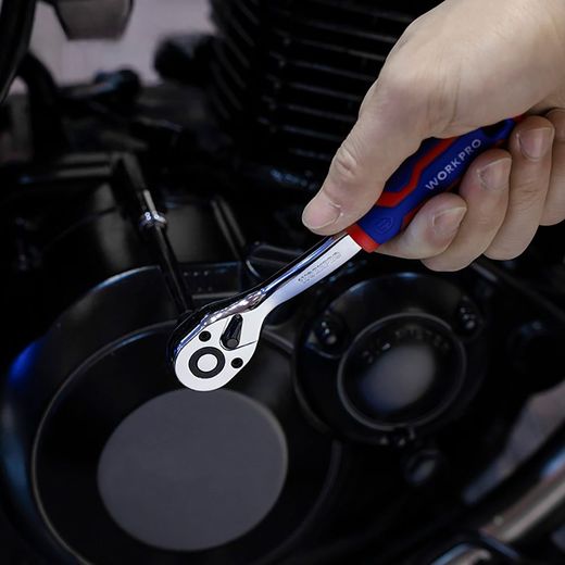 Llaves Vaso  ¼ Pulg, Juego 46 Piezas