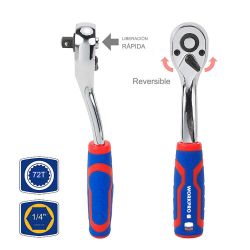 Llaves Vaso  ¼ Pulg, Juego 46 Piezas