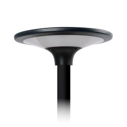 Luminaria Solar Led Negra, Ip65, 20 W 2300 Im 4000 K