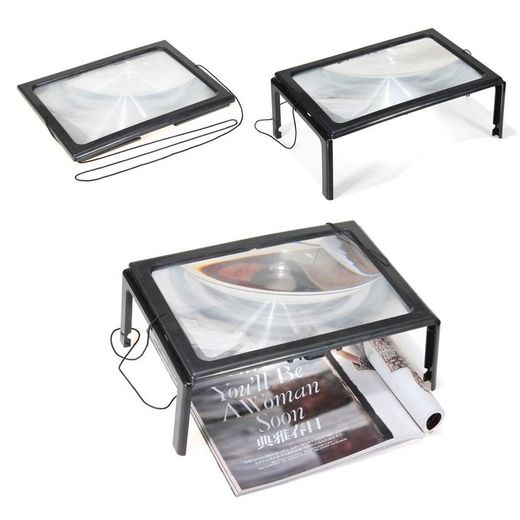 Lupa De Lectura Con 4 Leds