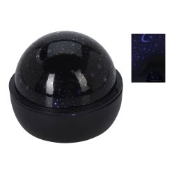 Luz Nocturna Decorativa Led Estrellas Azul, A Pilas, Ø16 Cm