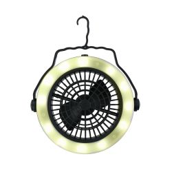Luz Y Ventilador Para Acampar Ø19,5 X 6,3 Cm