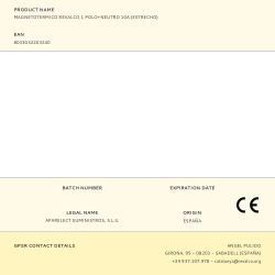 Magnetotermico Revalco 1 Polo+Neutro 10A (Estrecho)