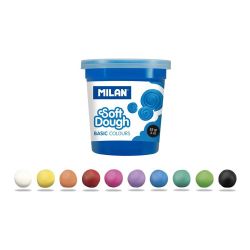 Maletín Pasta Blanda Soft Dough 10 Botes 85 G Colores Surtidos
