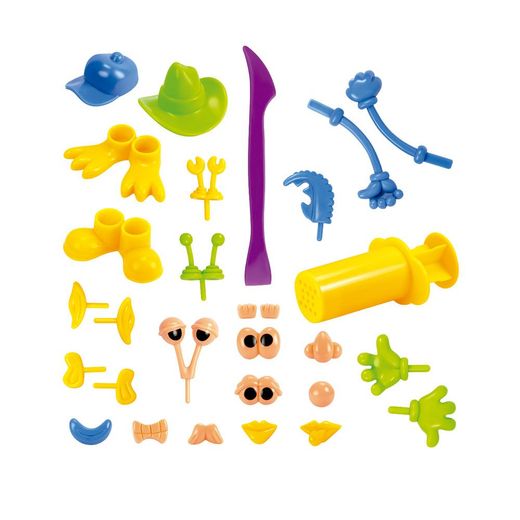 Maletín Pasta Blanda Soft Dough 4 Botes 116 G Con Herramientas 'Caras Divertidas'