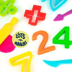 Maletín Pasta Blanda Soft Dough 8 Botes 59 G Con Herramientas "Números"