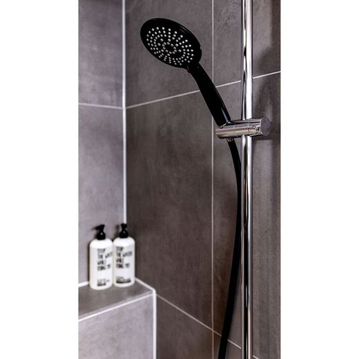 Mango De Ducha Young 11Cm Negro