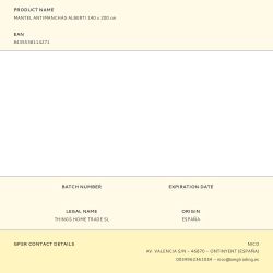 Mantel Antimanchas Alberti 140 X 200 Cm