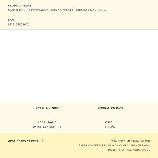 Mantel De Hule Ribeteado Cuadrado Modelos Variados 140 X 140 Cm