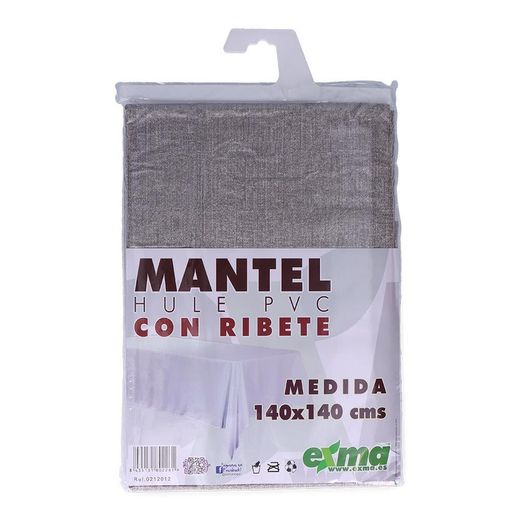 Mantel De Hule Ribeteado Redondo Modelos Variados Ø140 Cm