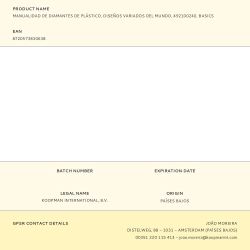 Manualidad De Diamantes De Plástico, Diseños Variados Del Mundo, 492100240, Basics