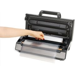 Máquina De Vacío 20 L/Min, Con 2 Rollos 28 X 600 Cm