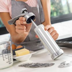 Máquina Para Hacer Galletas Y Manga Pastelera 2 En 1 Prekies