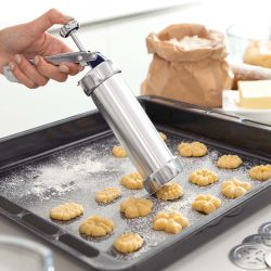 Máquina Para Hacer Galletas Y Manga Pastelera 2 En 1 Prekies