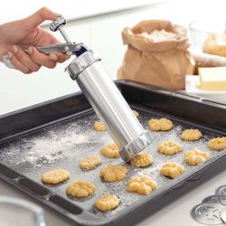 Máquina Para Hacer Galletas Y Manga Pastelera 2 En 1 Prekies