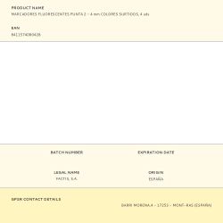 Marcadores Fluorescentes Punta 2 - 4 Mm Colores Surtidos, 4 Uds