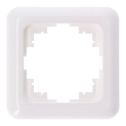 Marco 1 Elemento Empotrar "Serie Term" Blanco 80X80Mm (Bolsa Blister)
