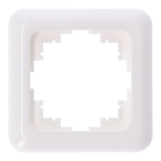 Marco 1 Elemento Empotrar "Serie Term" Blanco 80X80Mm (Bolsa Blister)