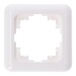 Marco 1 Elemento Empotrar "Serie Term" Blanco 80X80Mm (Bolsa Blister)