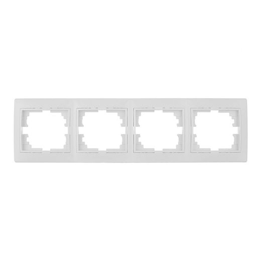 Marco Horizontal Para 4 Elementos Blanco 296X81X10Mm Serie Europa Solera Erp74U