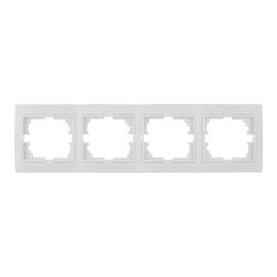 Marco Horizontal Para 4 Elementos Blanco 296X81X10Mm Serie Europa Solera Erp74U