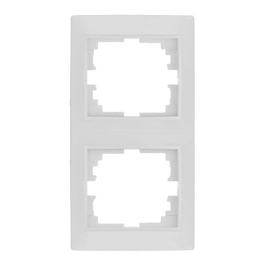 Marco Vertical Para 2 Elementos Blanco 81X154X10Mm Serie Europa Solera Erp62U