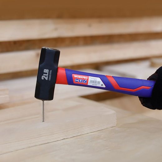 Martillo De Cantero Con Mango De Fibra De Vidrio, 1000 G