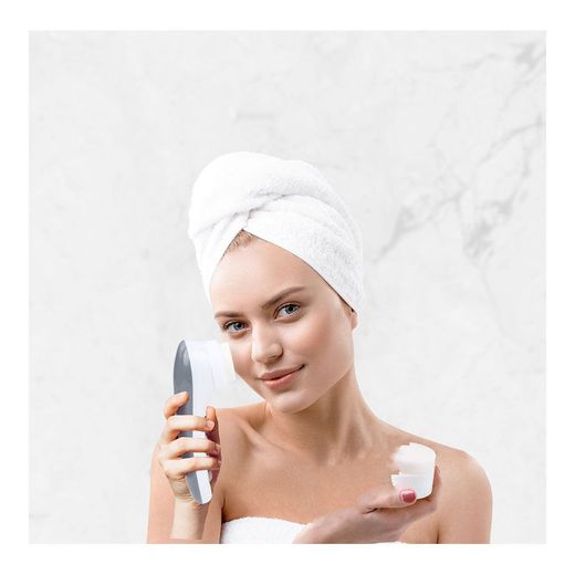 Masajeador Facial Con 5 Cabezales Extraíbles Y 2 Velocidades