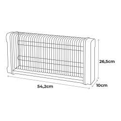 Mata Insectos Profesional Eléctrico, Color Negro, 2 X 15W, 100 M², 54,2 X 10 X 26,5 Cm 340°