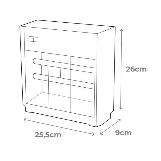 Mata Insectos Profesional Eléctrico, Cromo/Negro, 2 X 6W, 30 M², 25,5 X 9 X 26 Cm