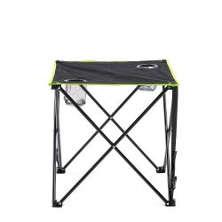 Mesa De Camping Plegable Textil Con Funda Cafolby