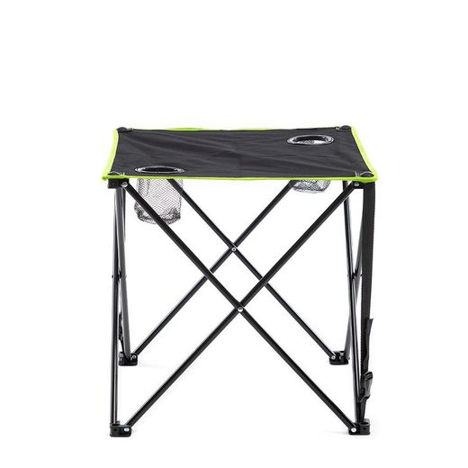 Mesa De Camping Plegable Textil Con Funda Cafolby
