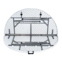 Mesa Redonda Plegable, 180 X 74 Cm