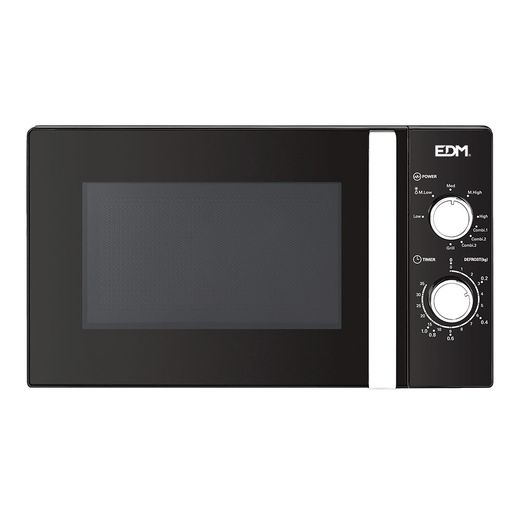 Microondas Con Grill 700 W Parrilla 1000 W Black Design 20 L