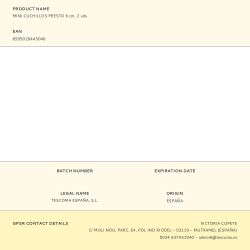 Mini Cuchillos Presto 6 Cm, 2 Uds